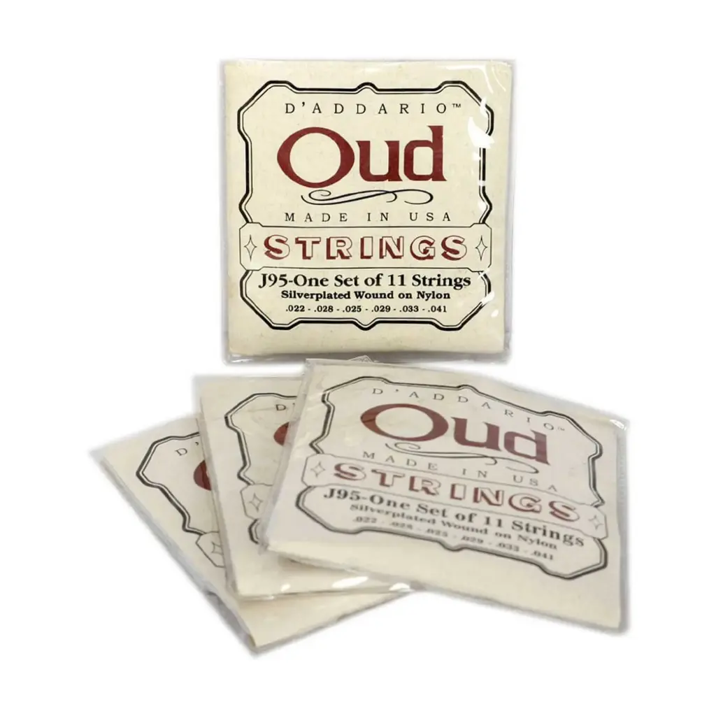 D'Addario J95 Oud Strings – Premium 11-String Set for Clear, Traditional Tone
