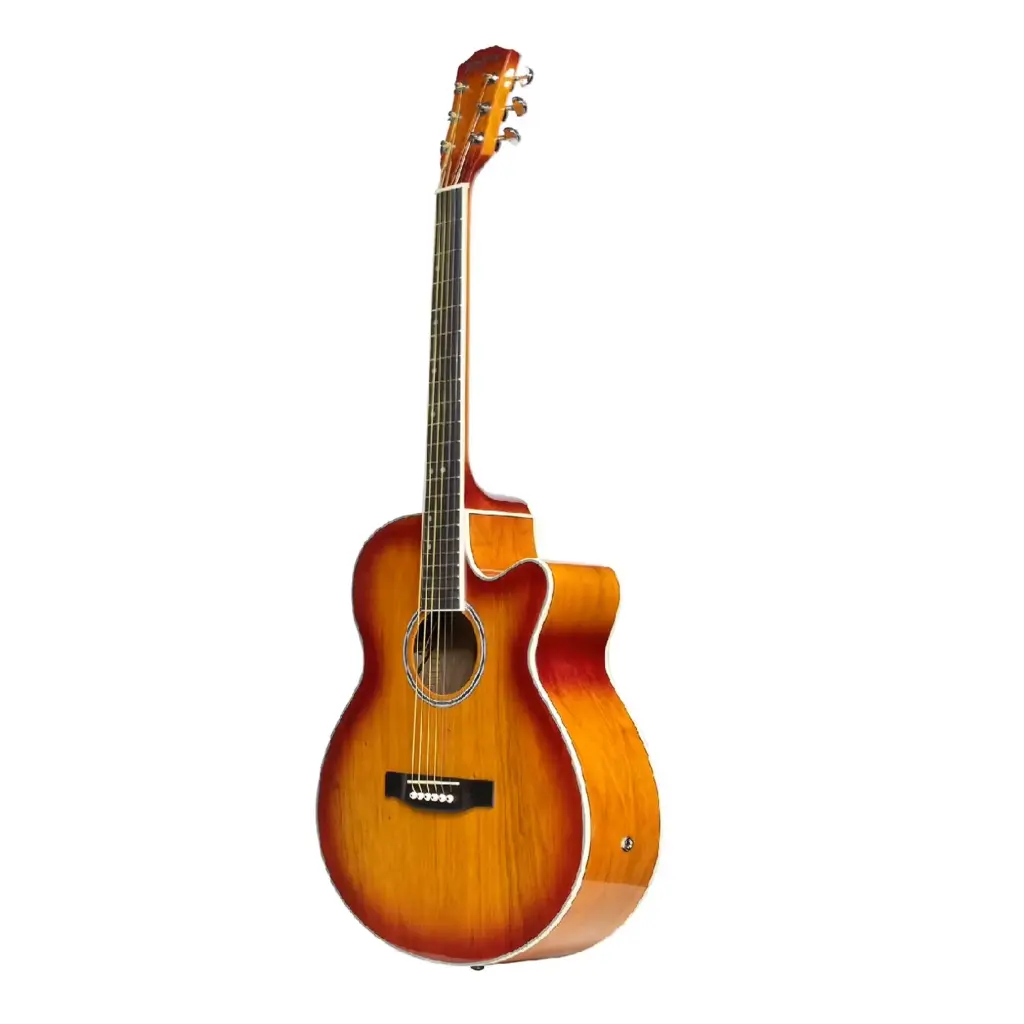 Washburn Cutaway Acoustic-Electric Guitar – Sunburst 6-String