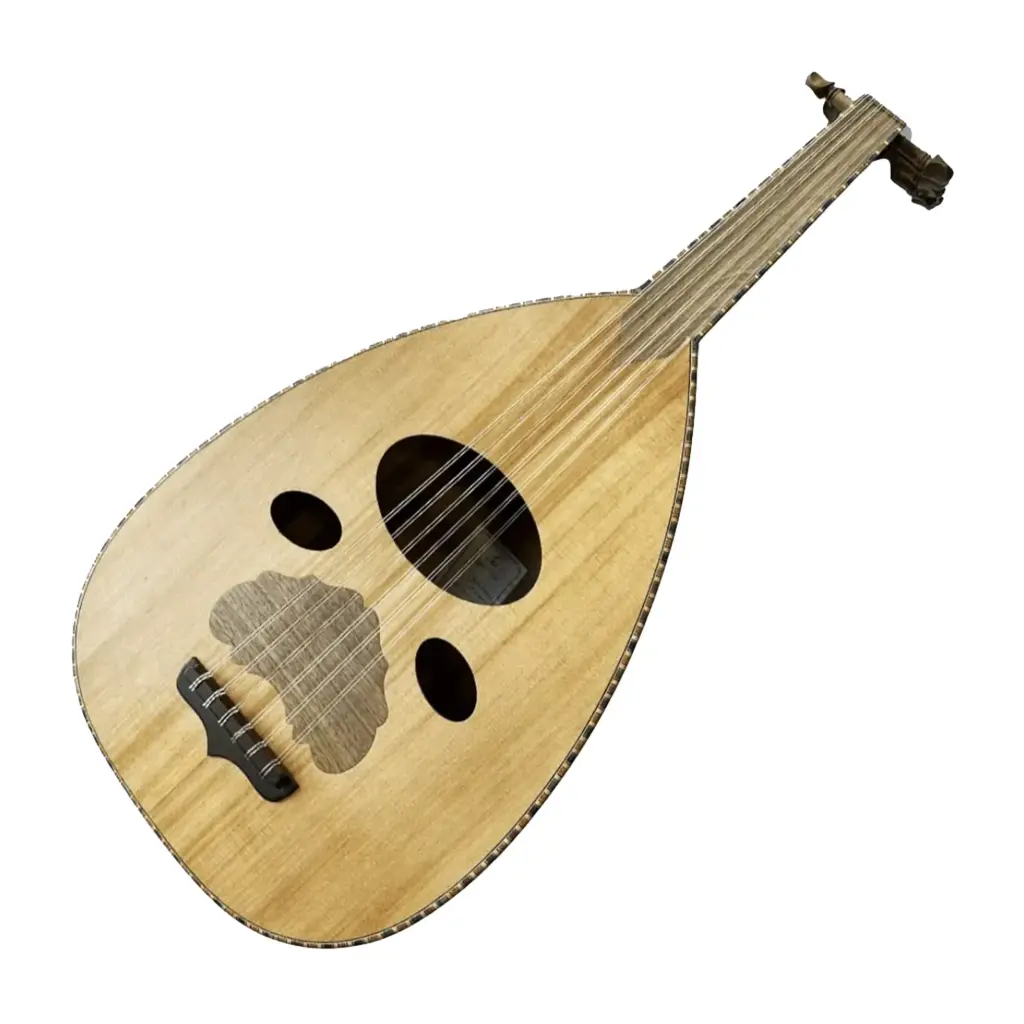 Professional Arabic Oud Musical Instrument – Traditional Wooden Oud with Strings