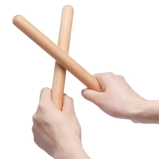 8-Inch Classical Wood Claves
