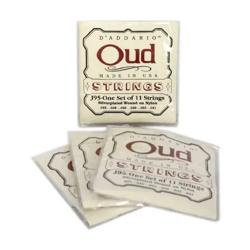 D'Addario J95 Oud Strings – Premium 11-String Set for Clear, Traditional Tone